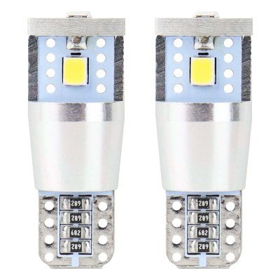 LED CANBUS 3SMD 2835 T10e (W5W) ALU Hvid 12V/24V