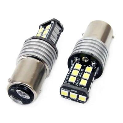 LED CANBUS 2835 15SMD 1157 BAY15D P21/5W Hvid 12V/24V