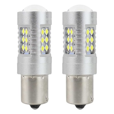 LED CANBUS 3030 24SMD 1156 BA15S P21W Hvid 12V/24V