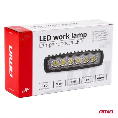 Arbejdslampe AWL01 6 LED FLAT 9-60V
