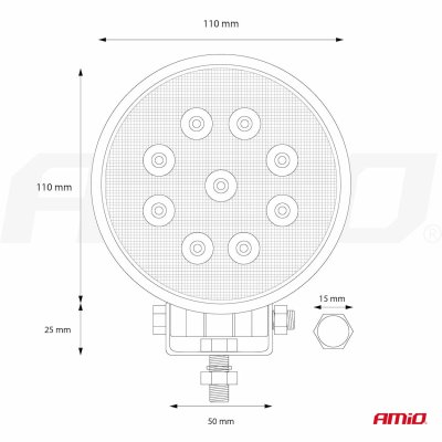 Arbejdslampe AWL04 9 LED FLOOD 9-60V