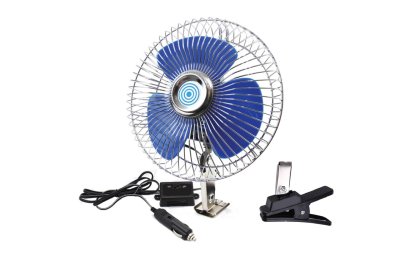 Bilmuffe Metallisk med Skruemontering + klips CFAN-15 +12V