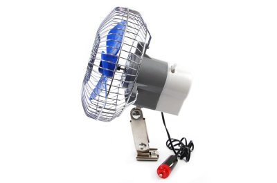 Bilmuffe Metallisk med Skruemontering + klips CFAN-15 +12V