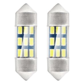 LED STANDARD 3014 9SMD Festoon C5W C10W C3W 31mm Hvid 12V