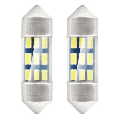 LED STANDARD 3014 9SMD Festoon C5W C10W C3W 31mm Hvid 12V