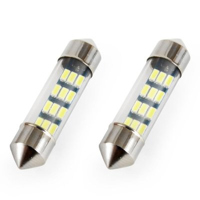 LED STANDARD 3014 12SMD Festoon C5W C10W C3W 36mm Hvid 12V