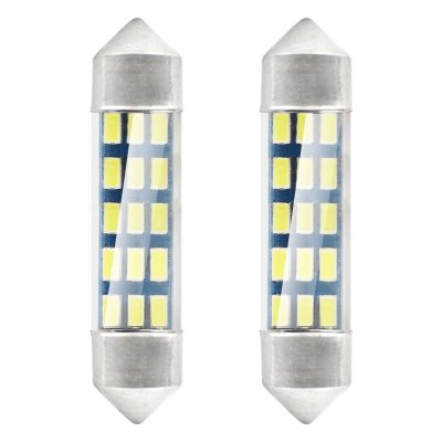 LED STANDARD 3014 15SMD Festoon C5W C10W C3W 39mm Hvid 12V