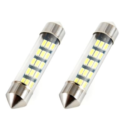 LED STANDARD 3014 15SMD Festoon C5W C10W C3W 39mm Hvid 12V