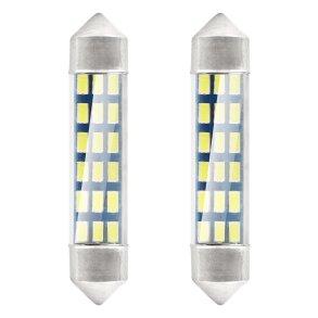 LED STANDARD 3014 18SMD Festoon C5W C10W C3W 41mm Hvid 12V