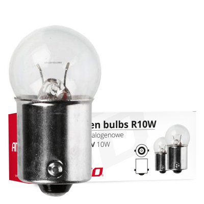 Halogenpærer R10W BA15s 24V 10stk