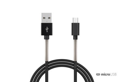 USB to micro USB cable Fulllink 2.4A 1m AMiO