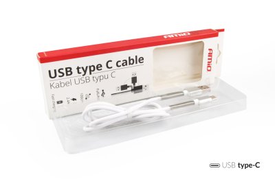 USB til USB-C kabel Fulllink 2.4A 1m AMiO