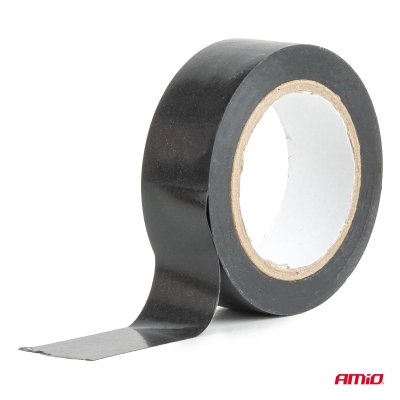 Sort tape 19mm x 9m (12 stk)