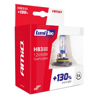 Halogenpærer HB3 12V 60W LumiTec LIMITED +130% DUO