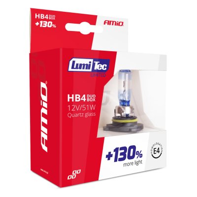 Halogenpærer HB4 12V 51W LumiTec LIMITED +130% DUO