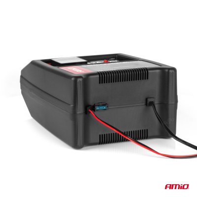 Bilbatterioplader 12A, 12V AMiO SBC-12A