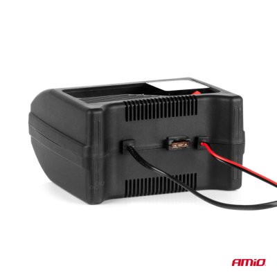 Bilbatterioplader 6A, 12V AMiO SBC-6A