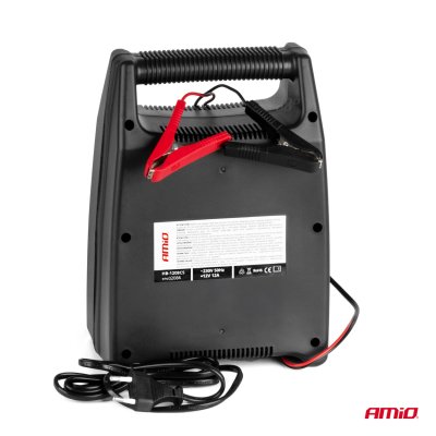 Bilbatterioplader 8A, 12V AMiO SBC-8A