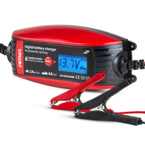AMiO Batteri digital oplader 6V/12V - 2A/4A - DVL DBC-4A
