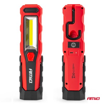 LED Inspektionslampe med rotation 180° 1800 mAh
