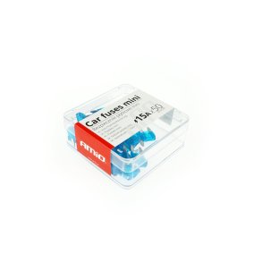 Mini bilsikringer i boks 50 stk 15A
