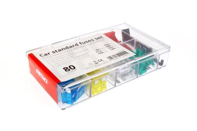 Bil blade sikringer standard kasse 80 stk MIX
