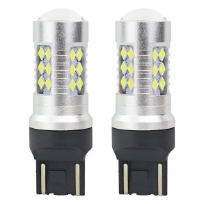 LED CANBUS 3030 24SMD T20 7443 W21/5W Hvid 12V/24V