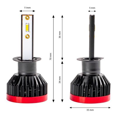 LED Forlygter BF Serie H1 AMiO-02240