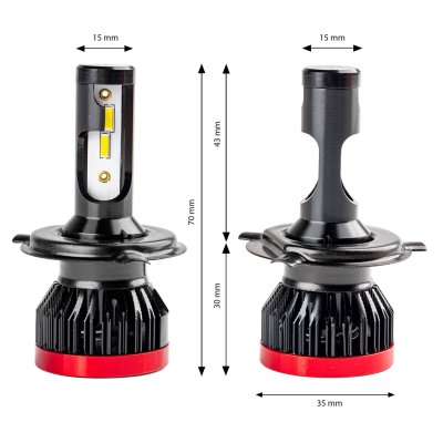LED Forlygter BF Series H4/H19 AMiO-02241