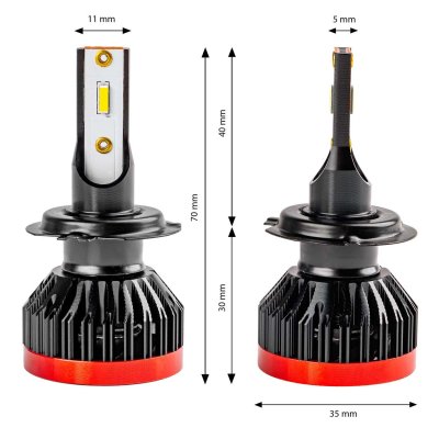 LED Forlygter BF Serien H7 BF AMiO-02242