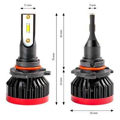 LED-forlygter BF-serien HB3 9005/HIR1 9011/H10 AMiO-02246