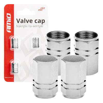 Aluminium ventilhætte sølv 4 stk