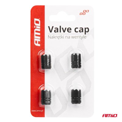 Aluminium Sort Ventilhætte 4 stk