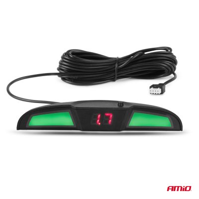 Parkering assistent system LED COB 4 sensor sort indvendig montering 16,5mm
