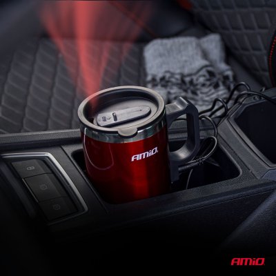 DC Bilkande/kop 450ml rød farve 12V
