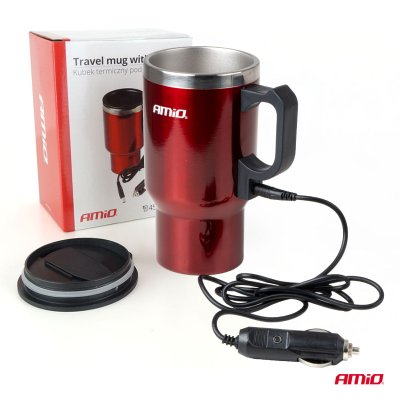 DC Bilkande/kop 450ml rød farve 12V
