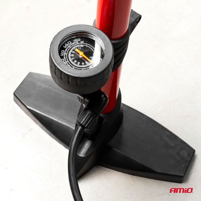 Metal håndpumpe med manometer PU02