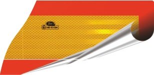 Bageste refleksmarkeringsskilt P2/E20 RF 101-01W-84 (2 stk)