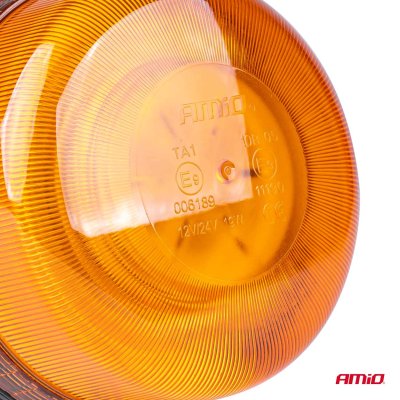 LED Advarselslampe W03M magnetisk R65 R10 36LED 12/24V IP56 AMIO-02295