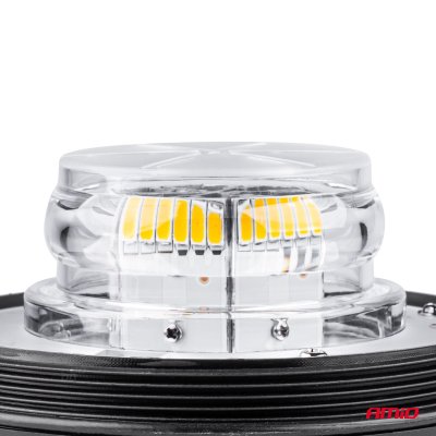 LED Advarselslampe W03M magnetisk R65 R10 36LED 12/24V IP56 AMIO-02295