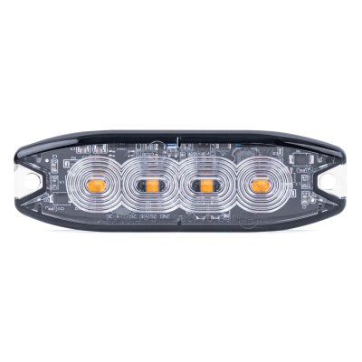 LED Advarselslampe 4 LED R65 R10 12-24V AMIO-02298