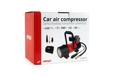 Bil Luftkompressor 12V HQ LED ACOMP-06