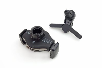 Mobilholder med Trådløs Oplader COMBO QC 3.0 PHW-03