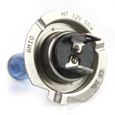 Halogenpære H7 12V 55W UV-filter (E8) Super Hvid