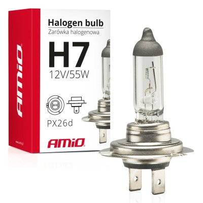 Halogenpære H7 12V 55W UV-filter (E8)