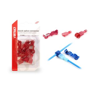 T-Type Hurtigkoblingsstik 0,5-1mm2 10A 5stk blister
