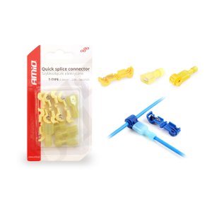 T-type hurtigkobling stik 04-6mm2 24A 5stk blister
