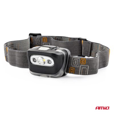 Hovedlampe LED 3W 1200mA genopladelig 180Flux IPX4