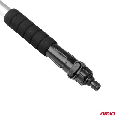 Chenille teleskopisk vaskebørste med gennemstrømning 120-200cm AMIO-02398
