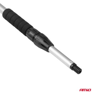 Chenille teleskopisk vaskebørste med gennemstrømning 120-200cm AMIO-02398